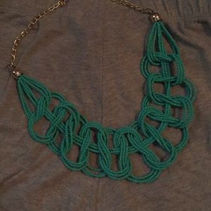 Teal necklace